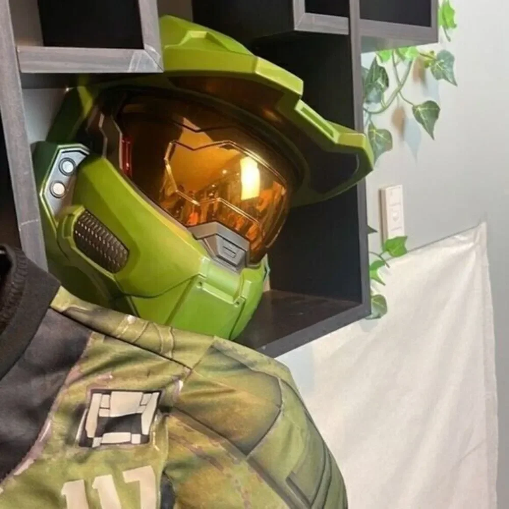 Halo Master Chief Infinite Muscle Deluxe Exclusive Halloween Costume‎ size 7-8